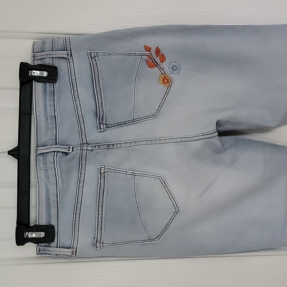 DRIFTWOOD JACKIE HIGH RISE EMBROIDERED SKINNY JEANS DENIM PANTS - Picture 4 of 7